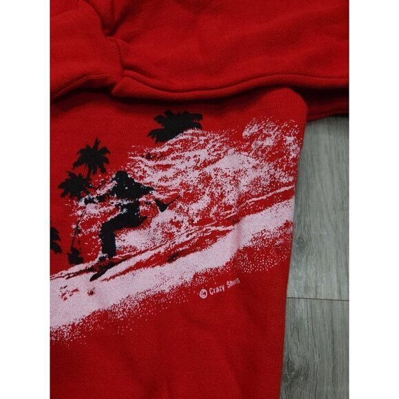 Vintage Hawaiian Sweatshirt 80s Surfing Surf Ski Mens XL‎ - Picture 3 of 11